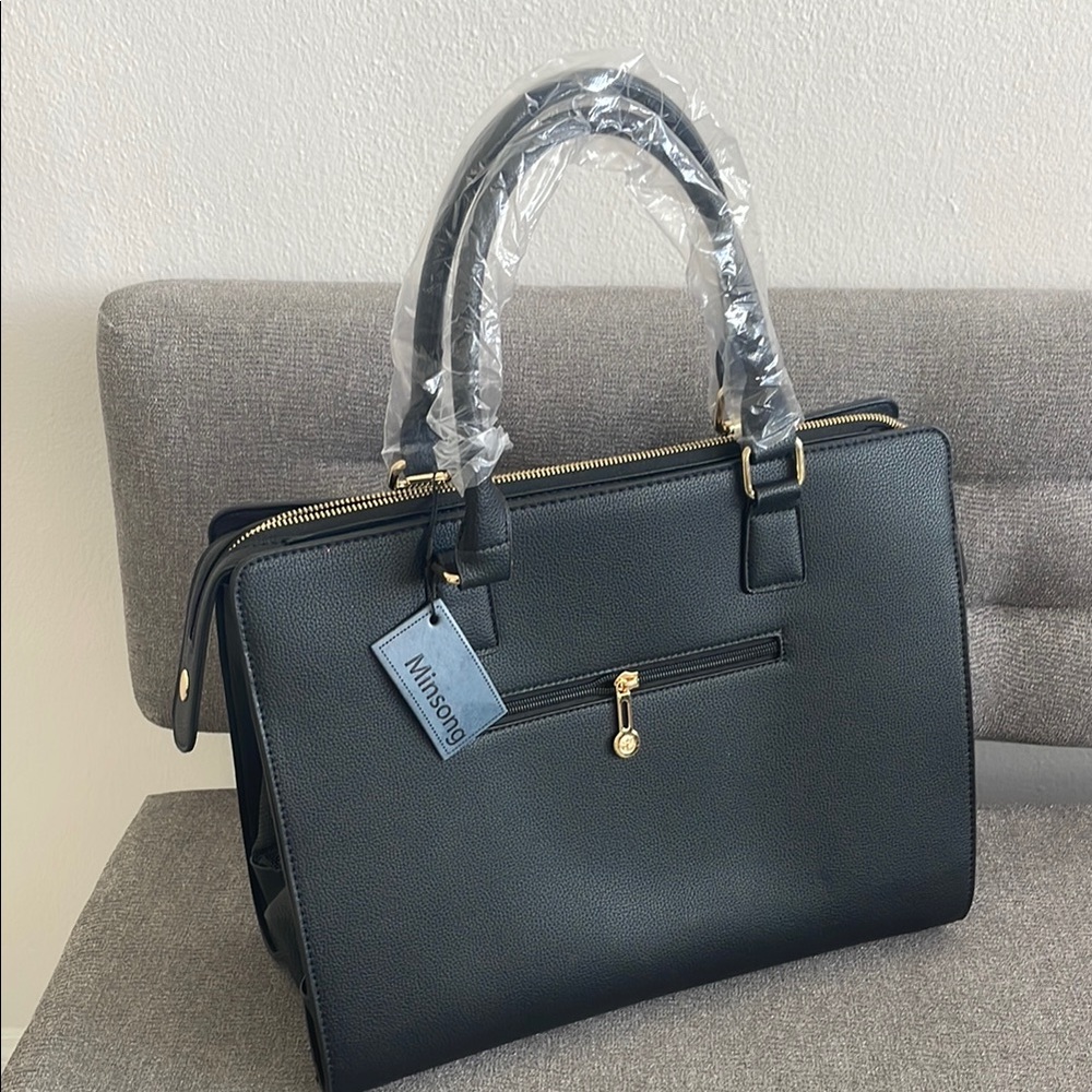 Black Women's Handbag for small pet / dog